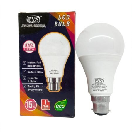 15W High-Efficiency LED Bulb (B22) - Angle View