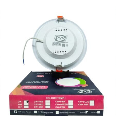 15W Ultra-Slim Architectural LED Panel Light - Angle View