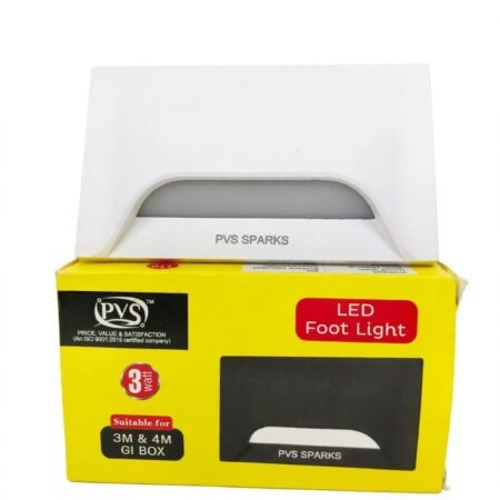 3W Recessed Wall Step & Foot Light (for 3M/4M GI Box)